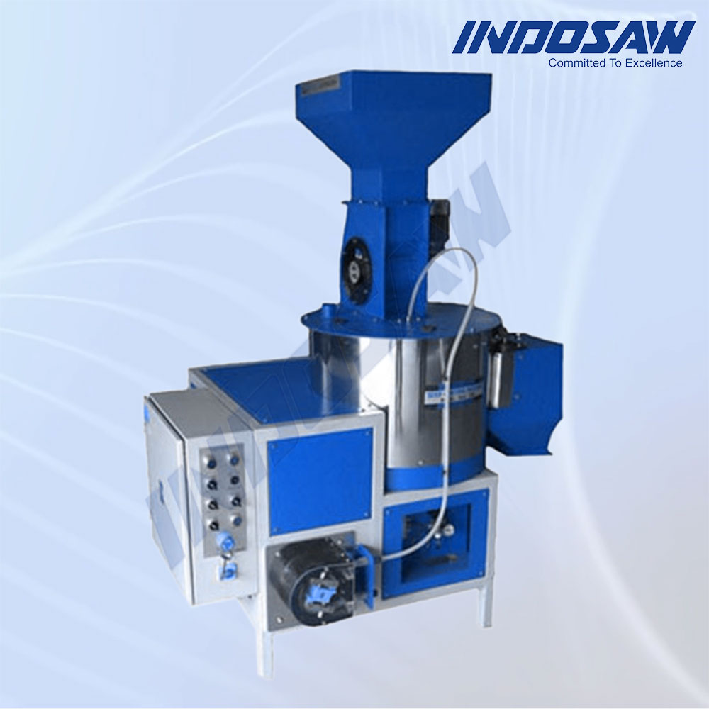 Misto-matic seed treater for efficient seed processing machine operations.